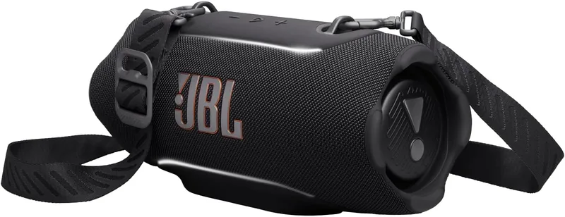 JBL ▫️ Xtreme 5 - Altifalante Bluetooth portátil com som Pro e prática alça de ombro, à prova de água (IP68), bateria externa integrada, preto