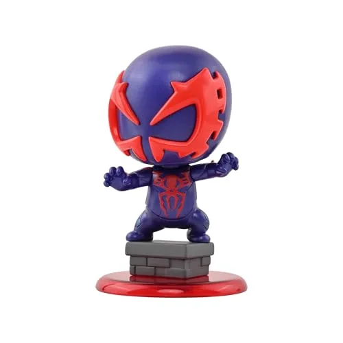 YuMe ▫️ Spider-Man Cosbi Bobble-Head - Caixa surpresa | Produto oficial da Marvel, coleciona as 8 figuras, para crianças, adultos e fãs do filme, caixa surpresa 6