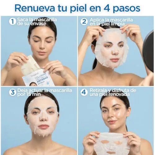 Drasanvi ▫️ Colagénio Collmar Máscara Facial Marinha com Ácido Hialurónico 2