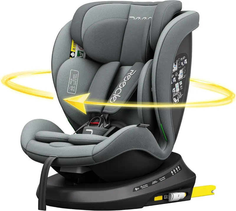 Reecle ▫️ Cadeira auto I-Size giratória a 360° com ISOFIX, 40-150 cm