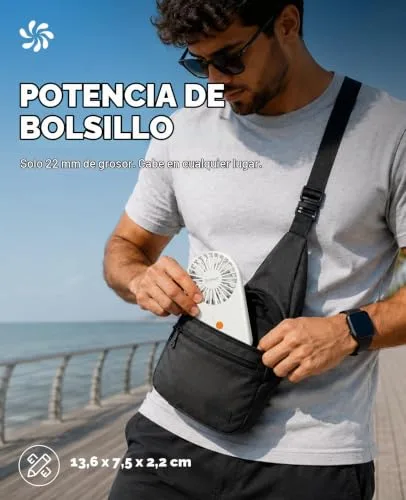 ORICO ▫️ Ventilador de pescoço portátil ReFAN, branco 4