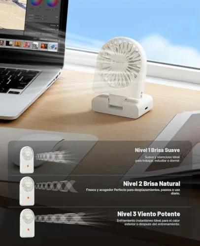 ORICO ▫️ Ventilador de pescoço portátil ReFAN, branco 6