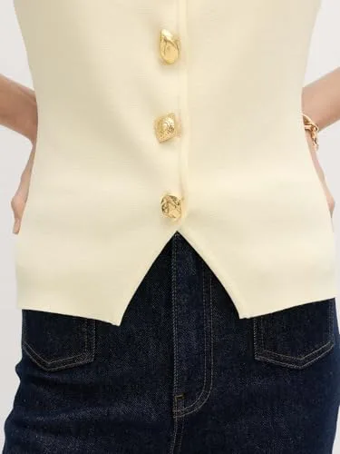 Marks & Spencer ▫️ Colete justo com botões à frente para mulher 3