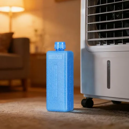 Veemoon ▫️ Conjunto de 8 blocos de gelo reutilizáveis para refrigerador de ar, pequenos blocos de gelo feitos de material não tóxico para reduzir a temperatura e proporcionar um arrefecimento prolongado, embalagens de 6