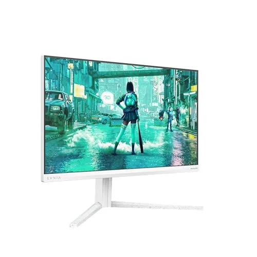 PHILIPS ▫️ Monitor de jogos Evnia 24M2N3201P de 24 polegadas, 260 Hz, painel Fast IPS, 1 ms GtG, HDR10, Compatível com G-Sync, Altura Ajustável, (1920x1080, 1x HDMI 2.0, 1x DP 1.4) Branco 7