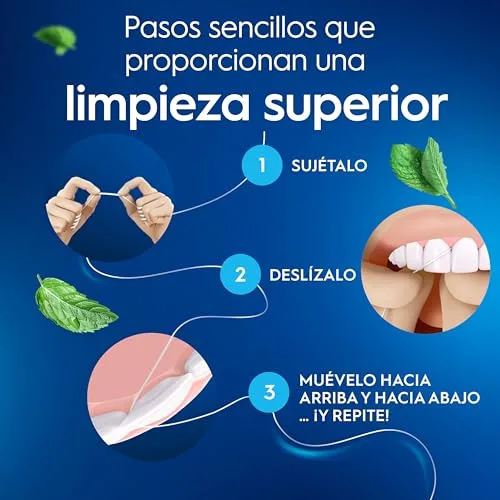 Oral-B ▫️ Essential Floss - Fio dental encerado para espaços reduzidos, 50 m 3