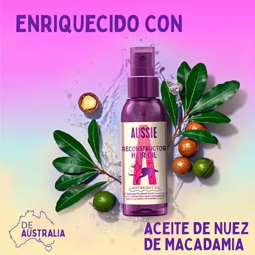 Aussie ▫️ Miracle Repair: Champô + Condicionador + Óleo Reconstrutor para o Cabelo 4