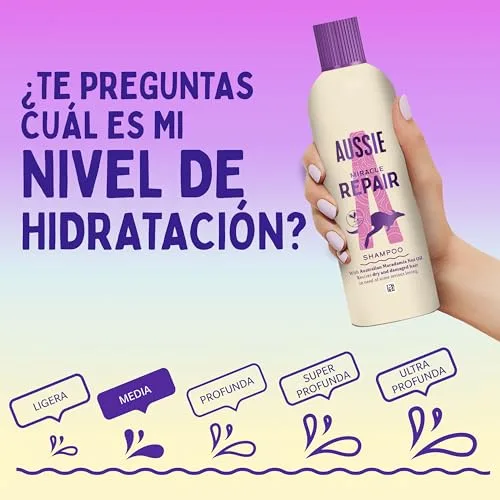 Aussie ▫️ Miracle Repair: Champô + Condicionador + Óleo Reconstrutor para o Cabelo 5