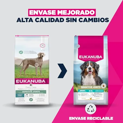 Eukanuba ▫️ Sensitive Joints - Ração seca para cães, frango, 2,3 kg 2