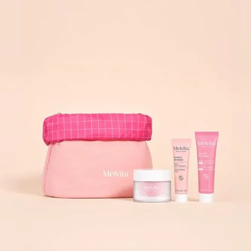 Melvita ▫️ Kit La Dinámica - Máscara de Noite e Creme Source de Roses 4