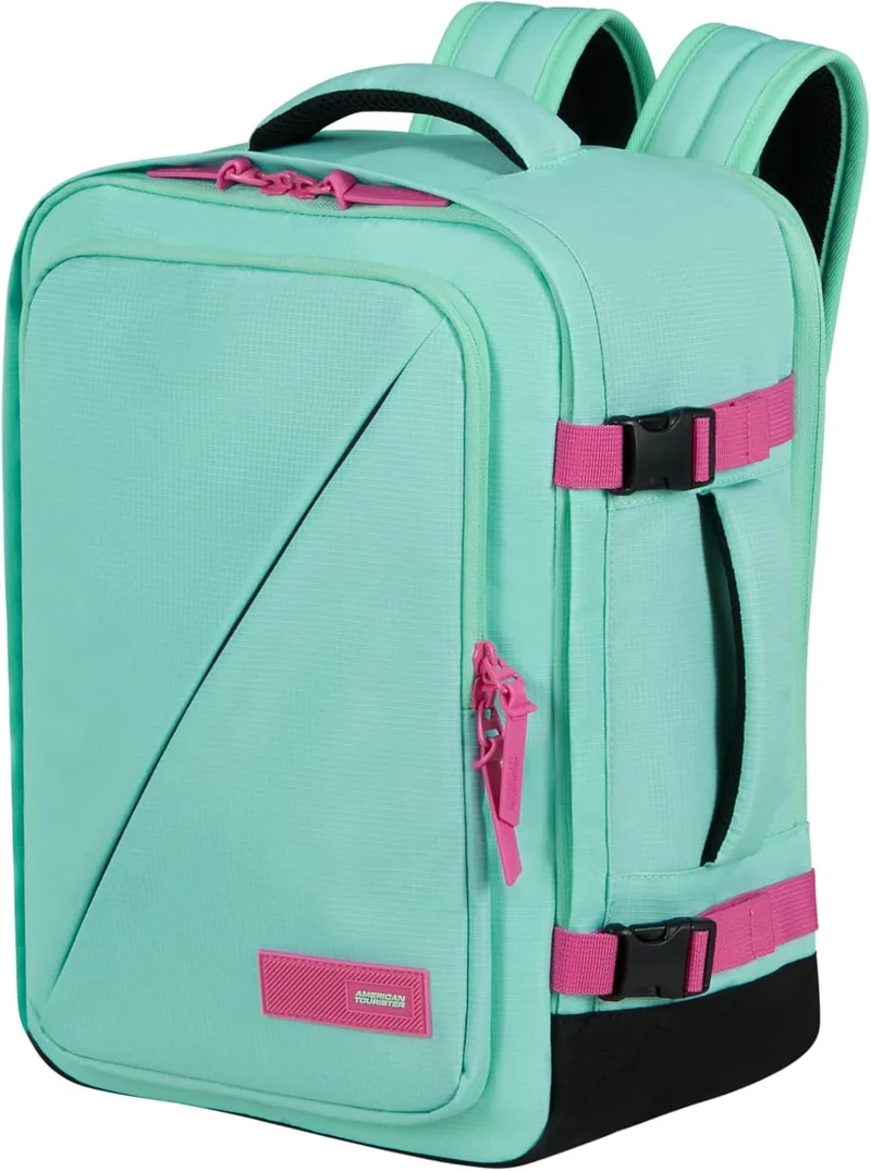 American Tourister ▫️ Mochila Casual Ms Ryanair/Wizz Air/Vueling - Mala de cabine unissexo para adultos (embalagem de 1)