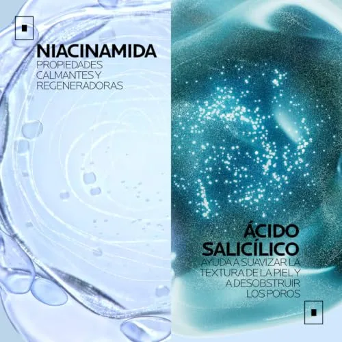 La Roche-Posay ▫️ Effaclar Supramolecular, gel matificante, regulador de sebo e poros, 40 ml, com ciência molecular avançada [ácido salicílico + niacinamida]. 6
