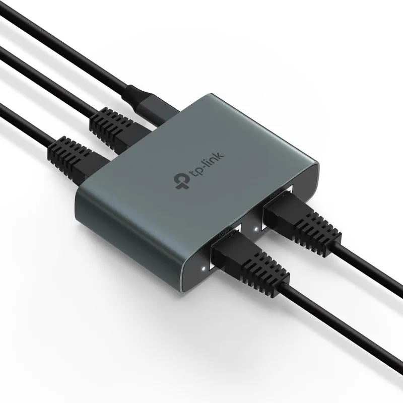 TP-Link ▫️ EH310 - Switch Ethernet Gigabit com 1 a 3 portas RJ45, Plug & Play | Divisor Ethernet Gigabit. 1 a 2 portas RJ45. Plug & Play. Caixa metálica. Compacto.