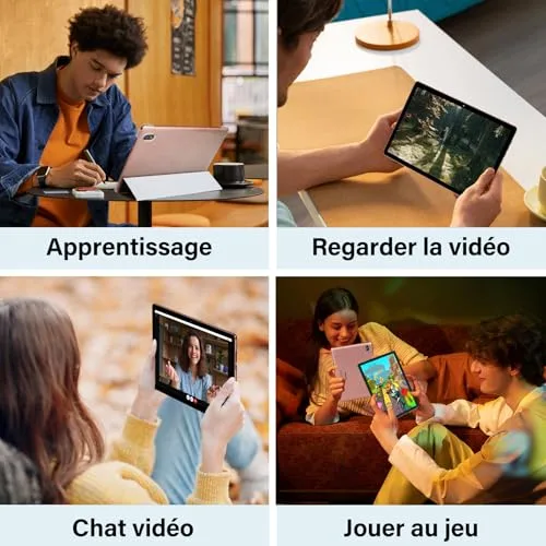 DMOAO ▫️ Tablet de 10 polegadas com Android, 5G e Wi-Fi 6, tablet HD com 18 GB de RAM + 128 GB de ROM (TF 1 TB), Widevine L1, 8 núcleos a 2,0 GHz, Bluetooth 5.0, ecrã IPS 1280 × 800, USB-C, bateria de 6000 mAh, dourado 6
