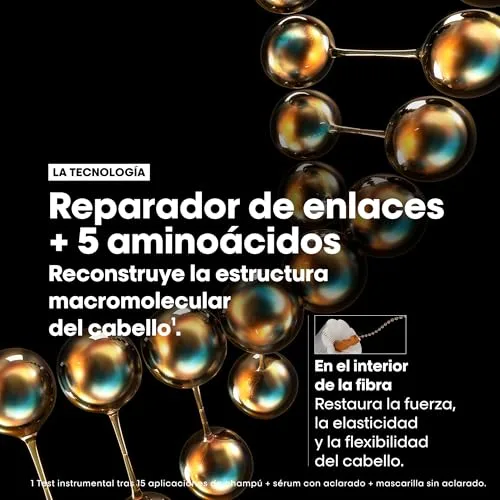 L'Oréal Professionnel Paris ▫️ L'Oréal Professionnel Absolut Repair Molecular, Máscara Capilar de Viagem 75 ml 5