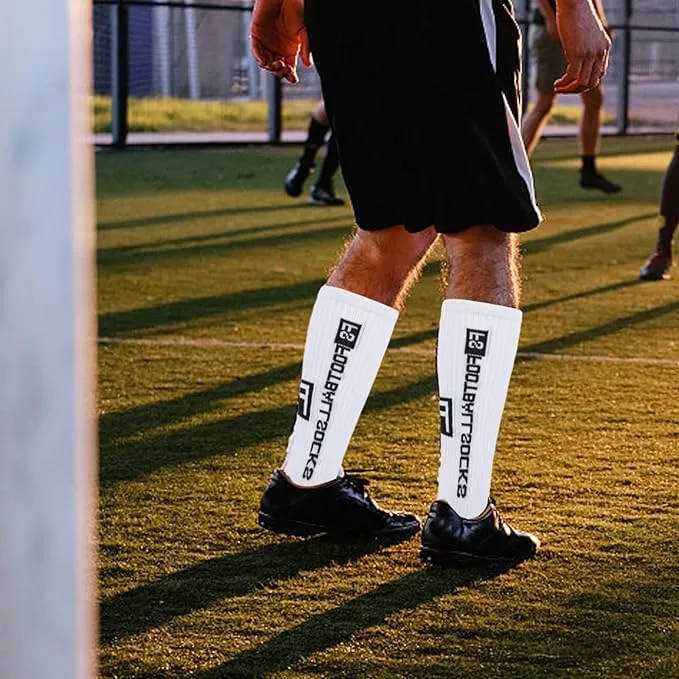 AUEJACKY ▫️ meias desportivas antiderrapantes para homem, meias de futebol com aderência antiderrapante, meias desportivas para homem 2