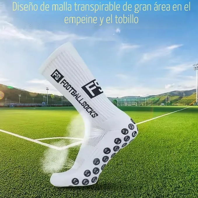 AUEJACKY ▫️ meias desportivas antiderrapantes para homem, meias de futebol com aderência antiderrapante, meias desportivas para homem 6