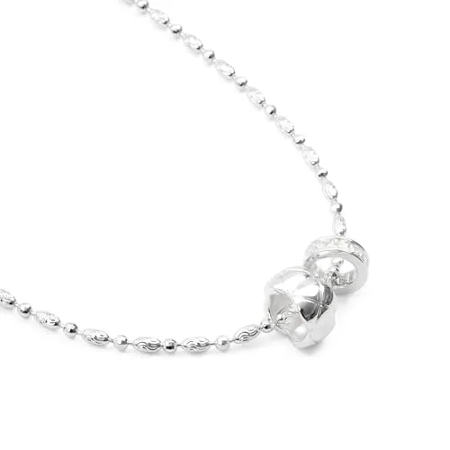 LUXENTER ▫️ Colar com zircónia brilhante com acabamento em prata. Cor: prata. Colar curto. Joias para mulher – Modelo Laino 5