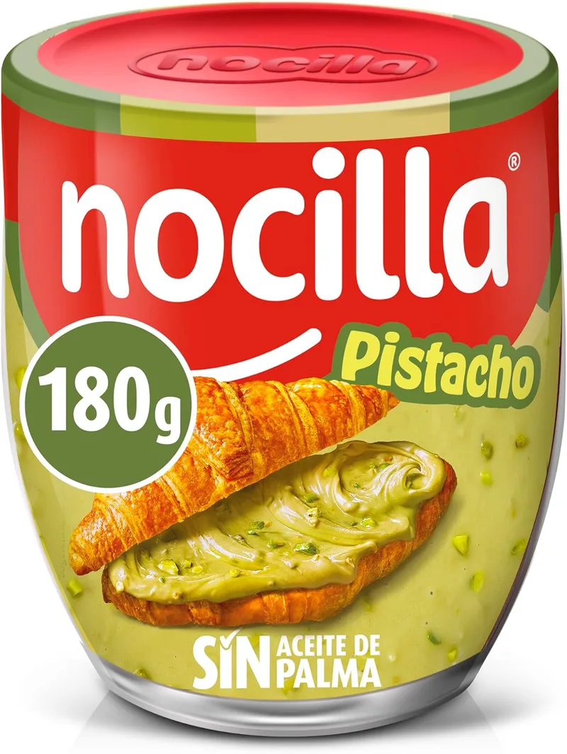Nocilla ▫️ Pistácio – Creme de Cacau sem Óleo de Palma, 180 g, sem glúten