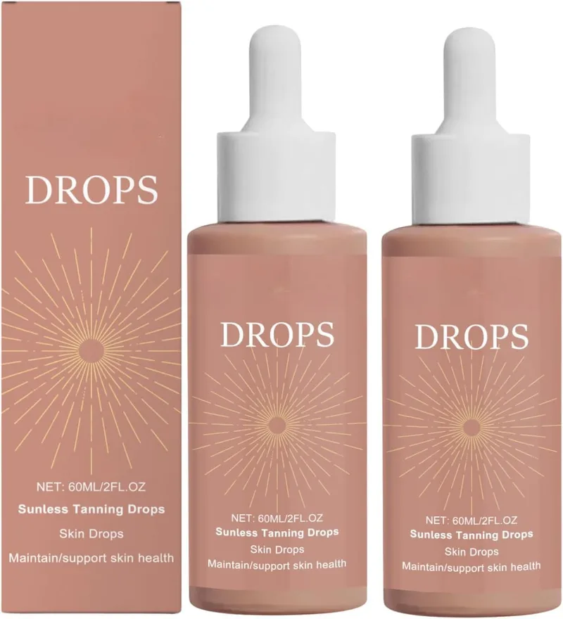 JOAAZAR ▫️ 2 gotas bronzeadoras, 2026 gotas autobronzeadoras, não danifica o sol, gotas autobronzeadoras de bronzeamento rápido, melhora o bronzeado natural