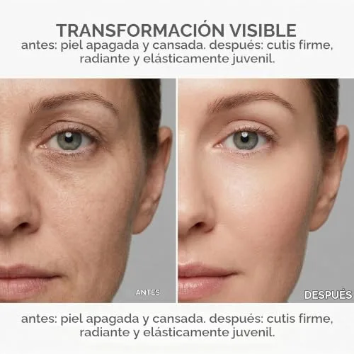 HOVKRE ▫️ 1 conjunto de ampolas de sérum para a elasticidade facial (com acessórios), 50 ml de ampolas de peptídeos de seda e colagénio Deep X, hidratantes, antienvelhecimento e reafirmantes. 4