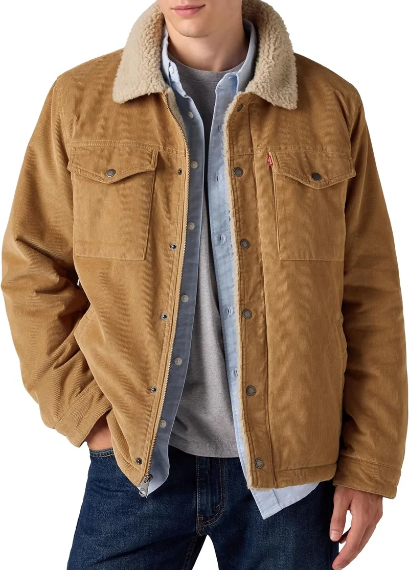 Levi's ▫️ Casaco Corduroy 2 Pkt Depot para homem