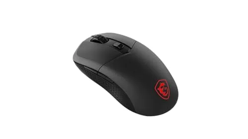 MSI ▫️ Versa 300 - Rato sem fios para jogos 8K - 26 000 dpi ópticos, frequência de amostragem de 8 000 Hz, simétrico, microinterruptores Omron com 60 m por clique, 6 botões, bateria com autonomia de 196 horas, latência de 0,125 ms, RGB 4