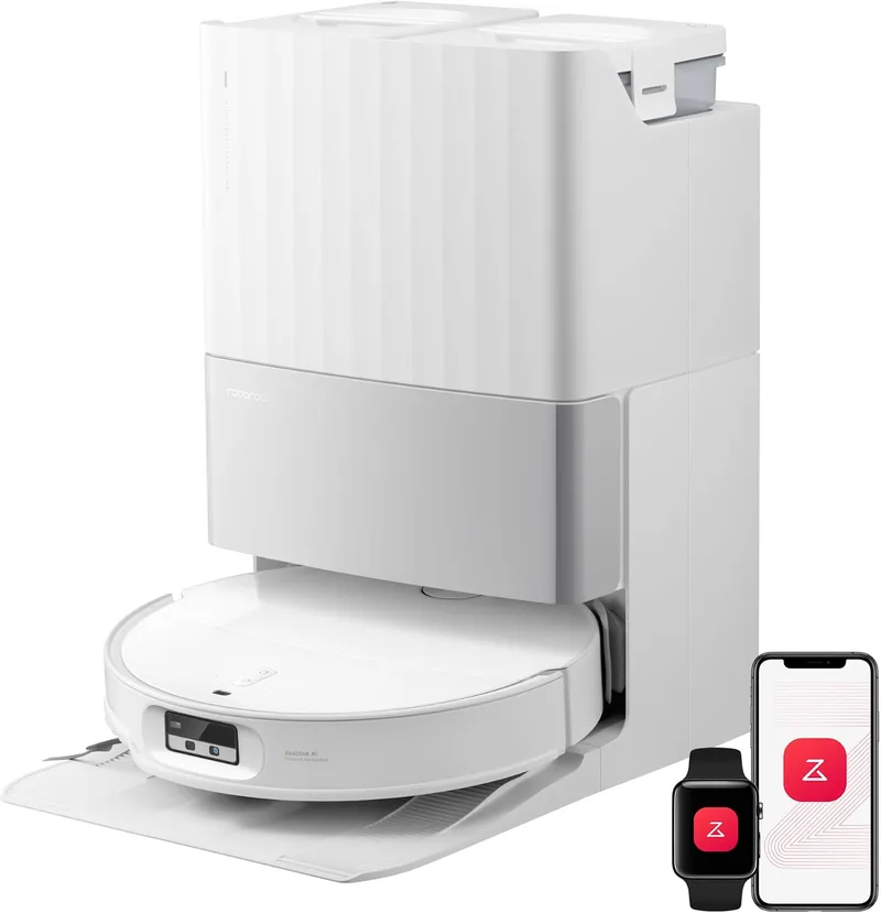 roborock ▫️ Robô aspirador Qrevo EdgeT com potência de sucção de 18 500 Pa e FlexiArm