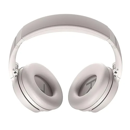 Bose ▫️ Auscultadores QuietComfort SC, auscultadores sem fios com cancelamento de ruído, auscultadores com arnês, Bluetooth, microfone e cabo, com até 24 horas de autonomia, com estojo macio, branco 3