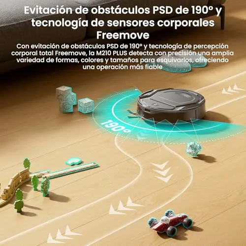 Lefant ▫️ M210 Plus – Aspirador e esfregador de chão robótico 4