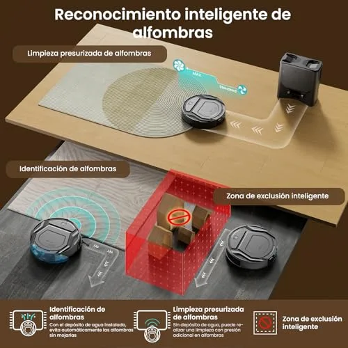 Lefant ▫️ M210 Plus – Aspirador e esfregador de chão robótico 6