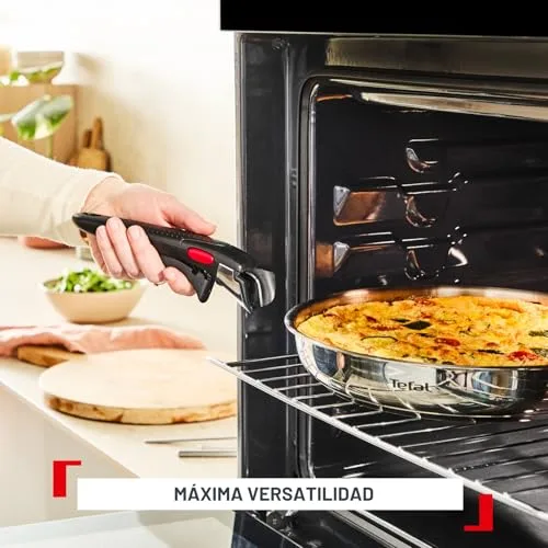 Tefal ▫️ Ingenio Comfort Max - Conjunto de 8 peças + 12 acessórios, aço inoxidável 5