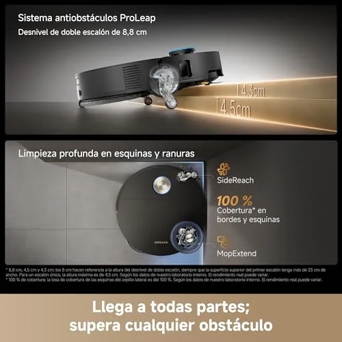 dreame ▫️ X50s Ultra, aspirador robô e esfregão ultrafino de 7,95 cm 5