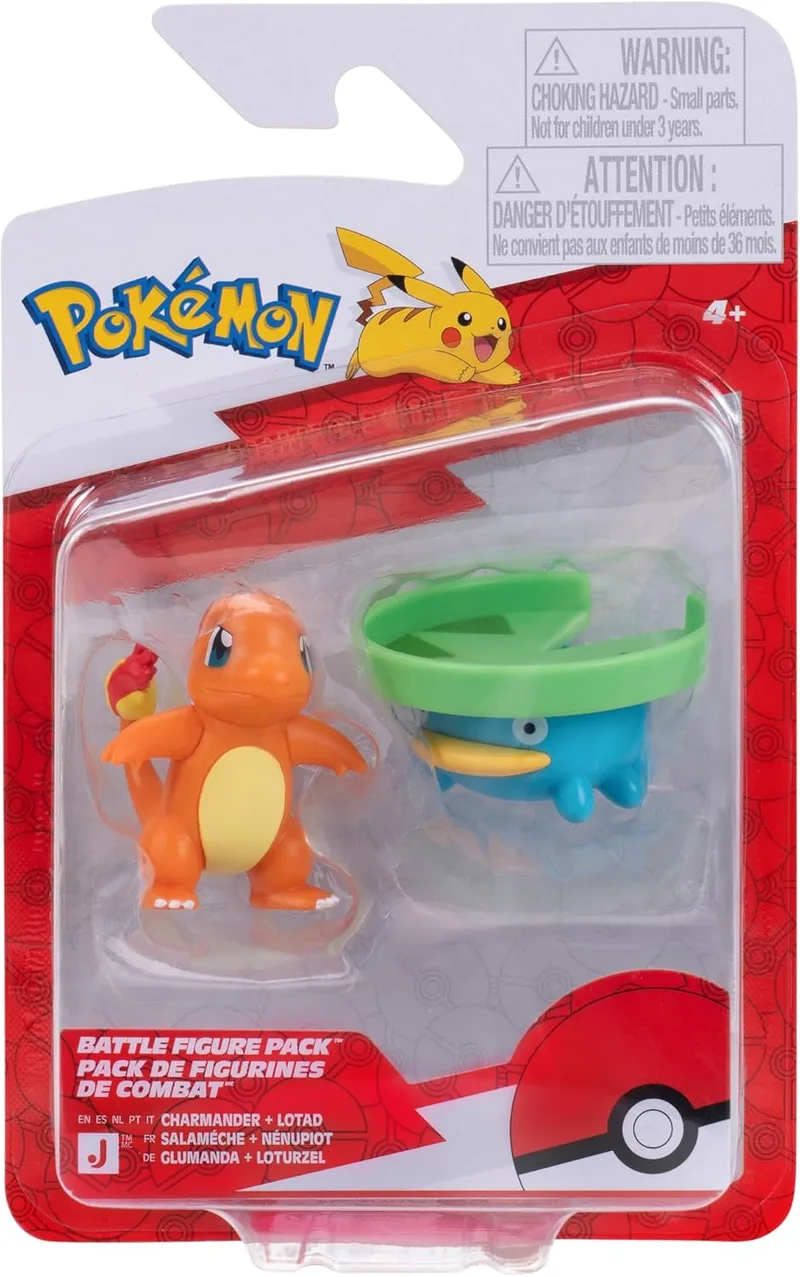 Pokémon ▫️ Battle Figure PKW4529 - Conjunto de 2 Brinquedos oficiais para crianças com 4 anos de idade