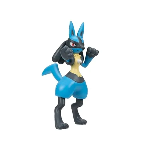Pokémon ▫️ Figura Battle PKW4868 Lucario - Brinquedo oficial para crianças a partir dos 4 anos 6