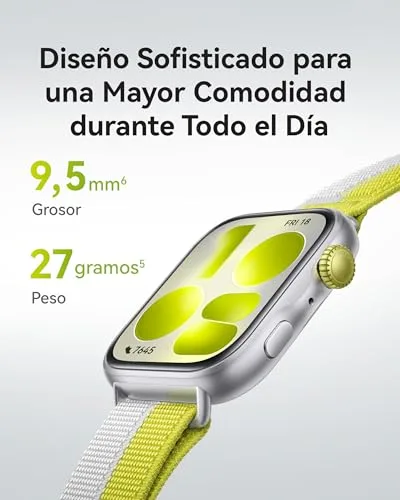 HUAWEI ▫️ Watch FIT 5 Smartwatch, GPS, ecrã AMOLED de 1,82″, 2500 nits, branco 3