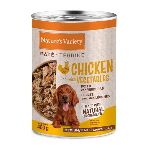 Nature's Variety ▫️ Patê para cães adultos de tamanho médio e grande com frango 12 x 400 g 2