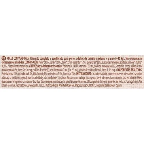 Nature's Variety ▫️ Patê para cães adultos de tamanho médio e grande com frango 12 x 400 g 5