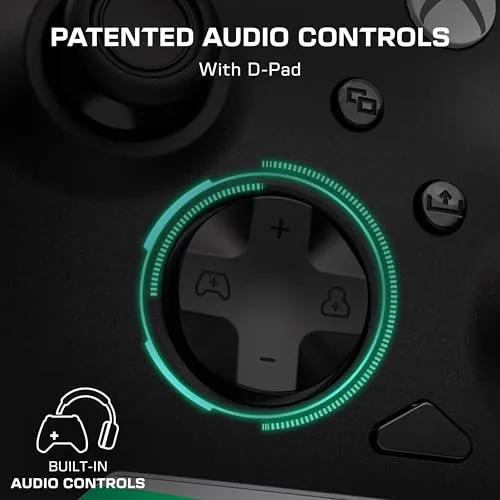 Turtle Beach ▫️ Rematch Core Ghost Camo Preto - Comando com fio - com licença para Xbox Series XS, Xbox One e PC - Joysticks com efeito Hall, botões de áudio, motores de vibração e gatilhos de pulsação 3