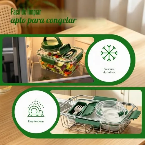 auvstar ▫️ Saladeira para Levar 1400 ml 4