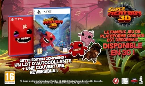 MDM MERIDIEM GAMES ▫️ SUPER MEAT BOY 3D - PlayStation 5 3