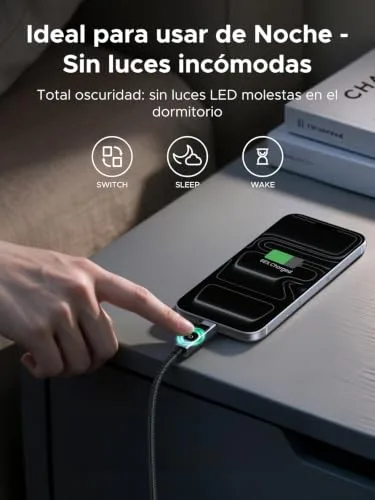 UGREEN ▫️ Nexode Cabo USB-C PD 3.1 de 240 W com Ecrã LED Digital (2 m) 5