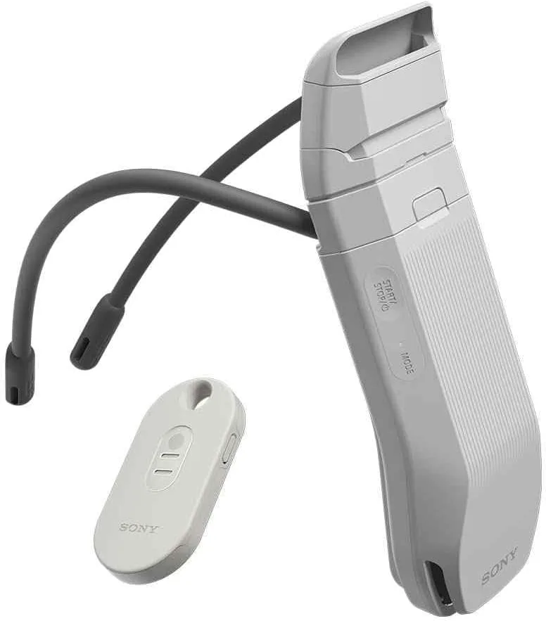 REON POCKET ▫️ Sony REON POCKET PRO Plus, faixa para o pescoço, controlo inteligente da temperatura, fluxo de ar silencioso, até 15 horas de autonomia, mãos livres, leve, confortável, discreto, compatível com smartphones
