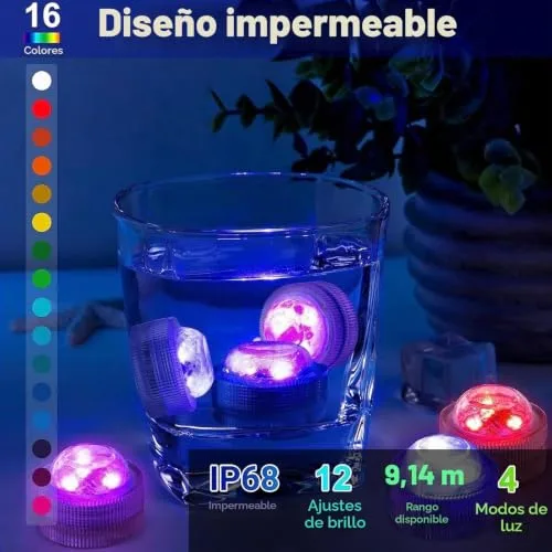 HUIKUANGEU ▫️ Luzes flutuantes, 2 unidades de bolas gigantes insufláveis com LED, luzes LED para piscina, bolas insufláveis de praia, para festas na piscina e na praia, jogos aquáticos 3