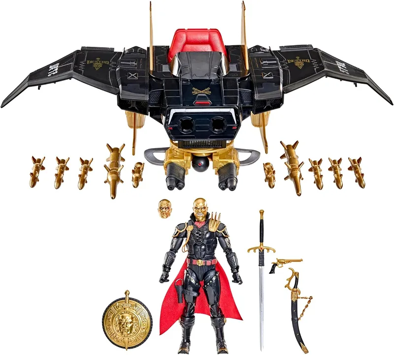 G.I. Joe ▫️ Classified Series n.º 203, Destro & Iron Grenadier Despoiler, Conjunto colecionável com figura de ação de 15 cm e veículo