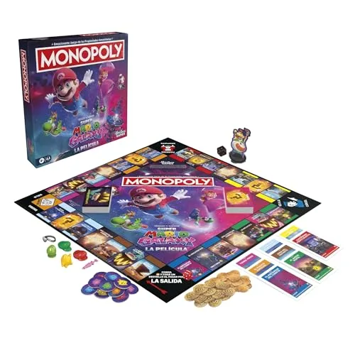 Monopoly ▫️ Super Mario Galaxy – O Filme – Jogo de Mesa | Jogos divertidos para toda a família: crianças, adolescentes e adultos | De 2 a 6 jogadores | Idade: 8+ - Versão em espanhol 7
