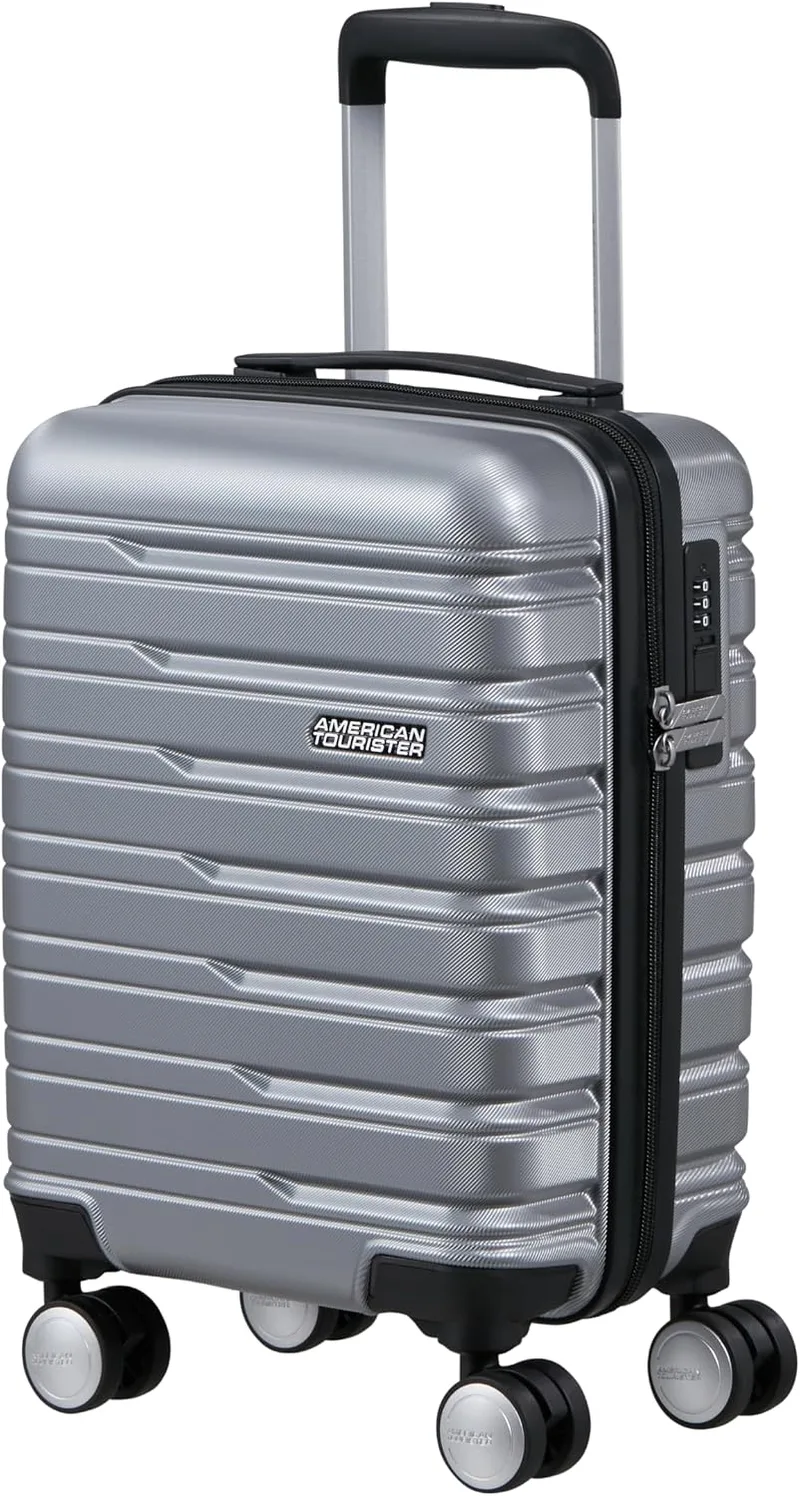 American Tourister ▫️ Flashline Classic, S, Sky Silver, S, Clássico