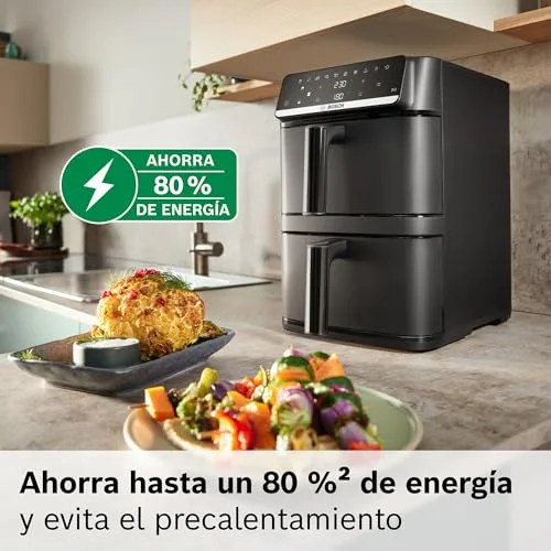 Bosch ▫️ Fritadeira de ar quente com cesto duplo, Série 6, 12 L, MAFD661B0 5