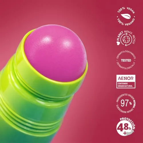 Babaria ▫️ Desodorizante para Mulher e Homem Duo Fresh&SkinProtect | Sem álcool | Protege contra a transpiração durante 48 horas | Antitranspirante | Retarda o crescimento dos pêlos | Vegano | 50 ml 4