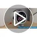 GUUMUXIN ▫️ Despertador digital infantil com luz noturna, alarme duplo, 6 tons, 9 níveis de volume, 3 níveis de luminosidade, repetição, data, recarregável por USB, para meninos e meninas 7